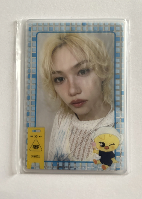 Felix Stray Kids Sauna Japan Lucky Draw Photocard and Cover