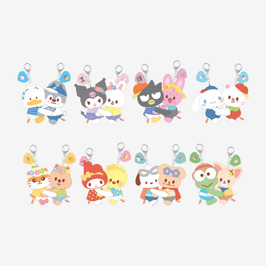 PRE ORDER Stray Kids Skzoo x Sanrio Hug Plush Keyring