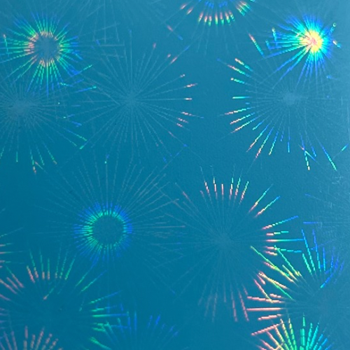 Holographic firework Photocard Sleeves (61x91mm) 50pcs with colour choice