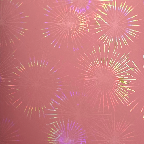 Holographic firework Photocard Sleeves (61x91mm) 50pcs with colour choice