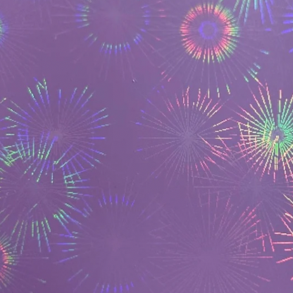 Holographic firework Photocard Sleeves (61x91mm) 50pcs with colour choice