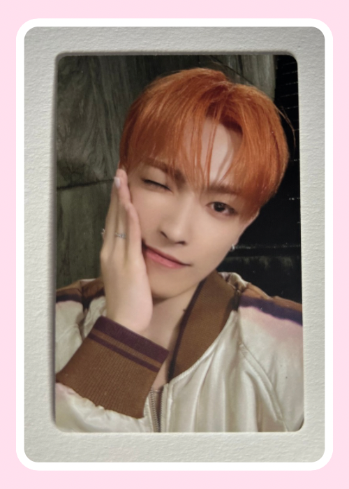 Hongjoong Ateez Golden Hour Part 1 Blue Hour Ver Selfie Photocard