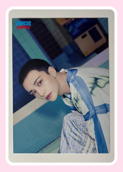 Stray Kids Sauna Japan Trading Card Post Card Member Choice