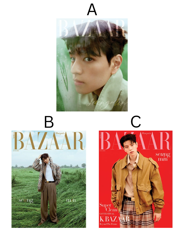 PRE ORDER Seungmin Stray Kids Harper’s Bazaar Korea 2025 Magazine