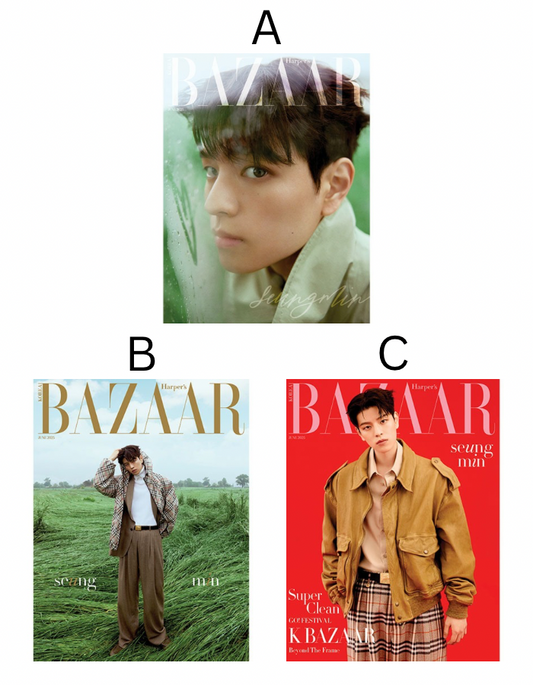 PRE ORDER Seungmin Stray Kids Harper’s Bazaar Korea 2025 Magazine