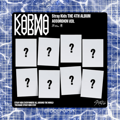 PRE ORDER Stray Kids KARMA 4th Album ACCORDION Version