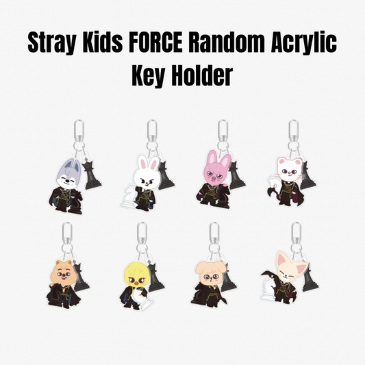 PRE ORDER Stray Kids FORCE Random Acrylic Key Holder Japan MD