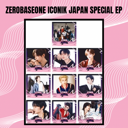 PRE ORDER ZEROBASEONE ICONIK Japan Special EP album cover choice