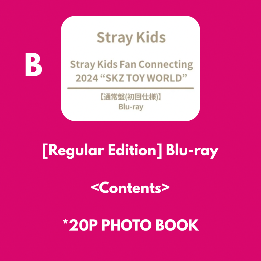 PRE ORDER Stray Kids SKZ TOY WORLD Fan Connecting 2Blu-ray HMV POB Choice