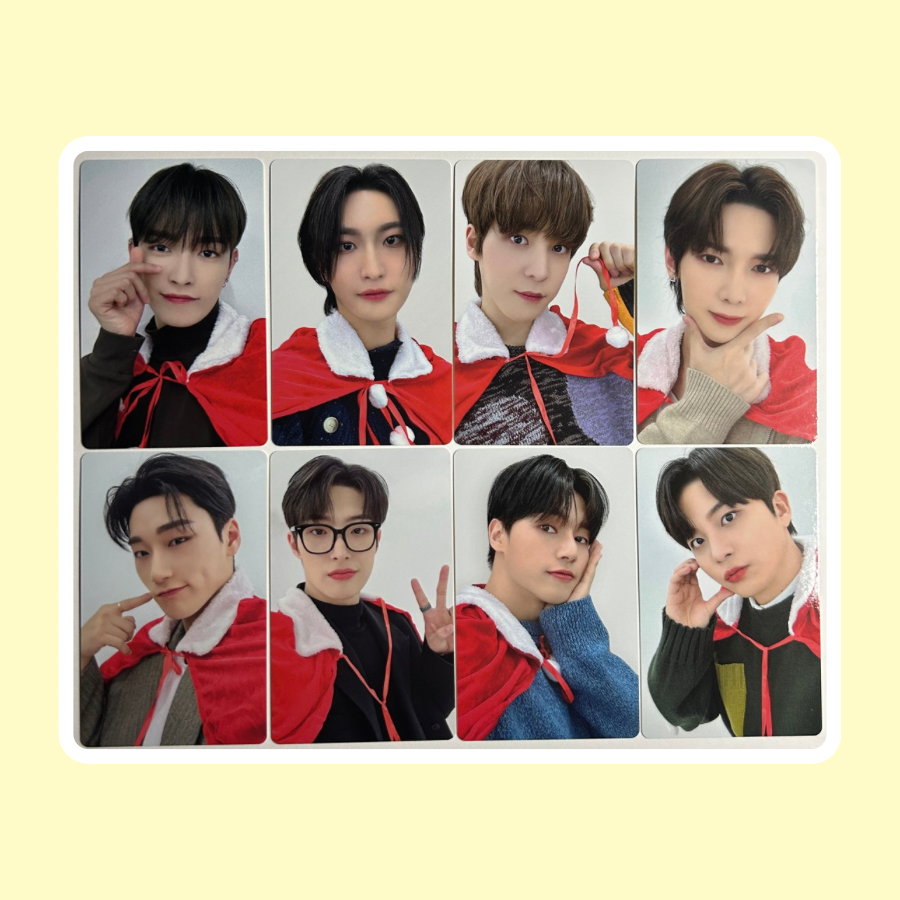 Ateez x Kaura Christmas photocard member choice