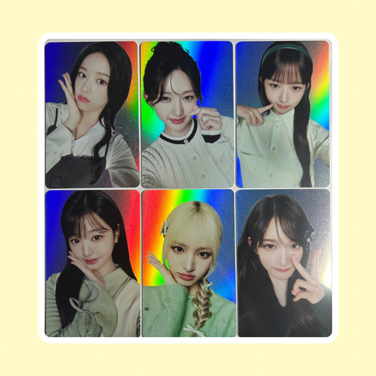 IVE Papa Johns Korea Holo PVC Photocard