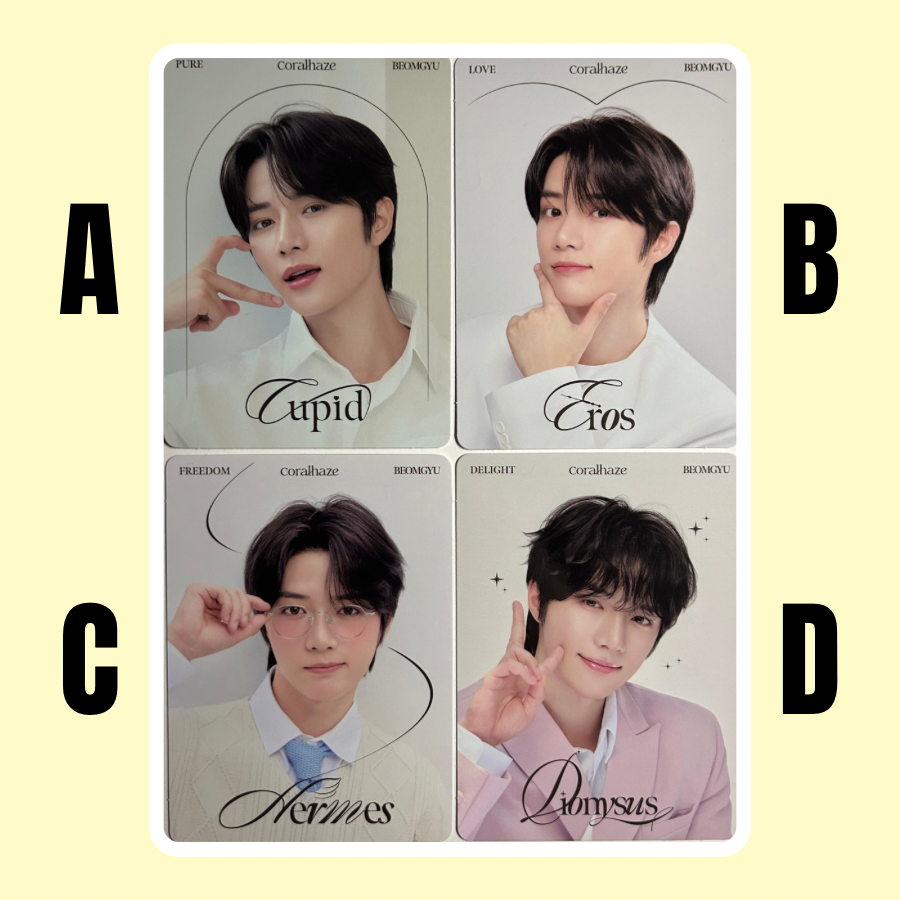 Beomgyu x Coralhaze TXT large photocard