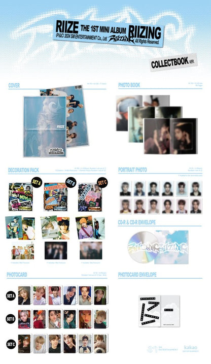 RIIZE- RIIZING (1ST MINI ALBUM) (COLLECT BOOK VER.)