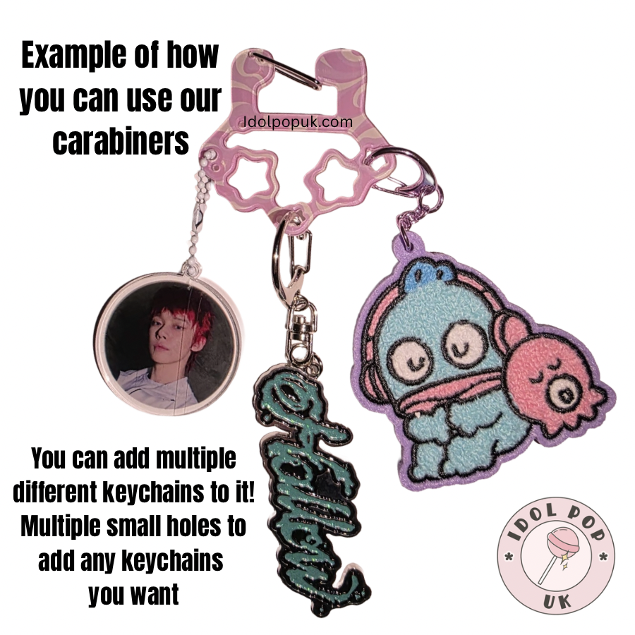 Idolpopuk Themed Star Carabiner