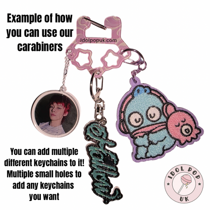 Idolpopuk Themed Star Carabiner