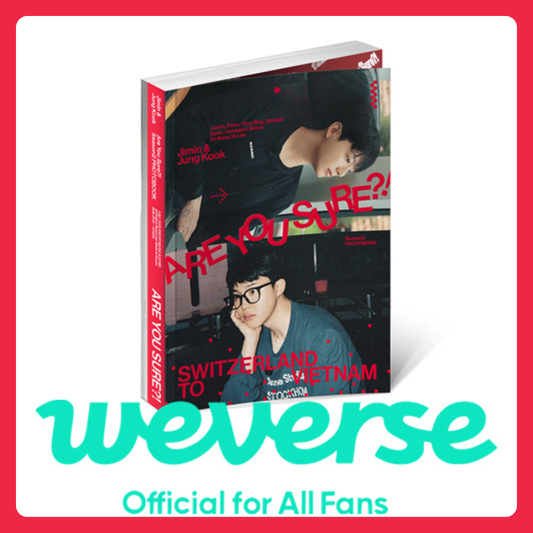 PRE ORDER BTS Jimin x Jung KookAre You Sure?! Season 2 Photobook Weverse Pob