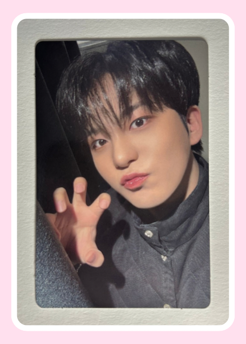Jongho Ateez Golden Hour Part 3 Poca Version Selfie Photocard