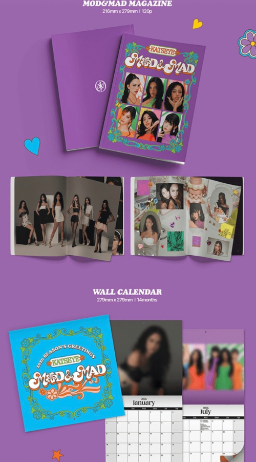 PRE ORDER KATSEYE SEASON’S GREETINGS MOD & MAD Pob Option