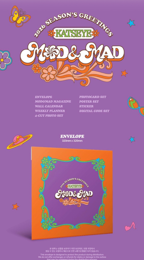 PRE ORDER KATSEYE SEASON’S GREETINGS MOD & MAD Pob Option