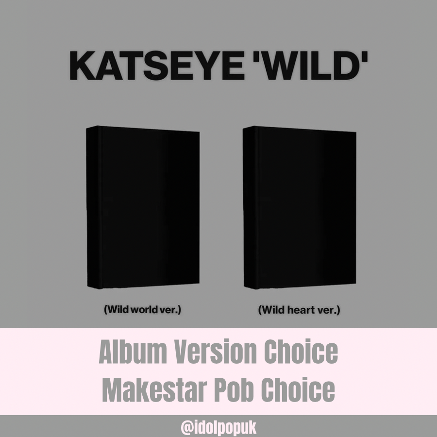 PRE ORDER KATSEYE WILD Album Pob Choice