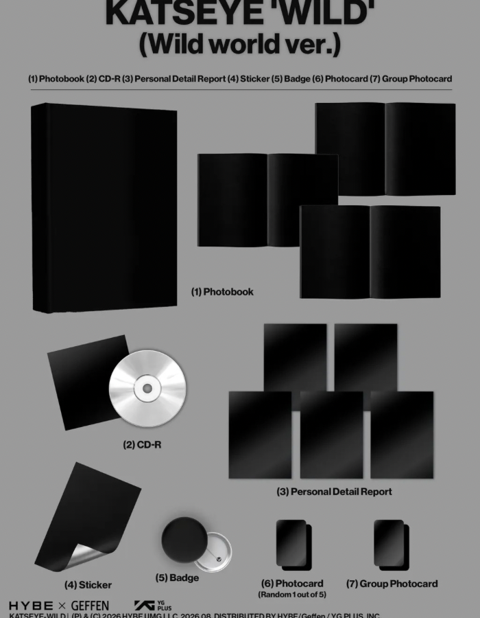 PRE ORDER KATSEYE WILD Album Pob Choice