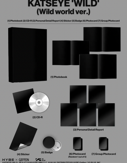PRE ORDER KATSEYE WILD Album Pob Choice