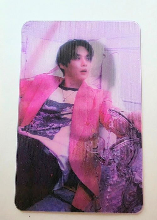Lee Know Stray Kids DO IT IT Version Pink Lenticular Album Photocard