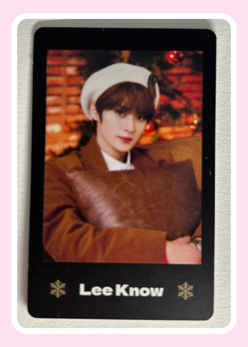 Lee Know Stray Kids Xmas Japan Photocard