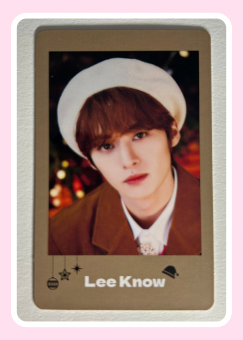 Lee Know Stray Kids Xmas Japan Photocard