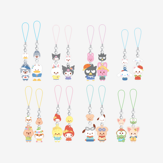 PRE ORDER Stray Kids Skzoo x Sanrio Characters Mini Figure Couple Keyring