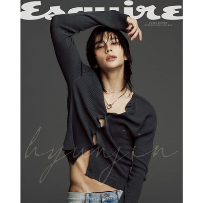 Hyunjin Stray Kids Esquire Korea Magazine Oct Cover
