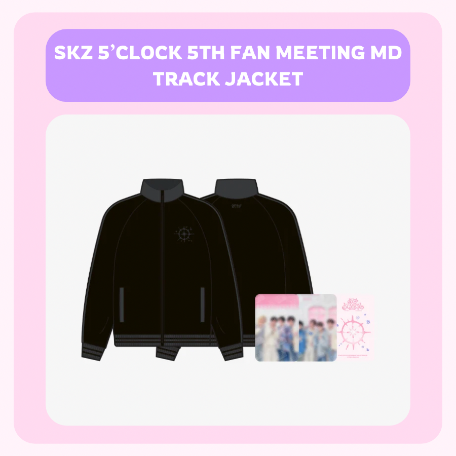 STRAY KIDS SKZ 5’CLOCK OFFICIAL MD TRACK JACKET
