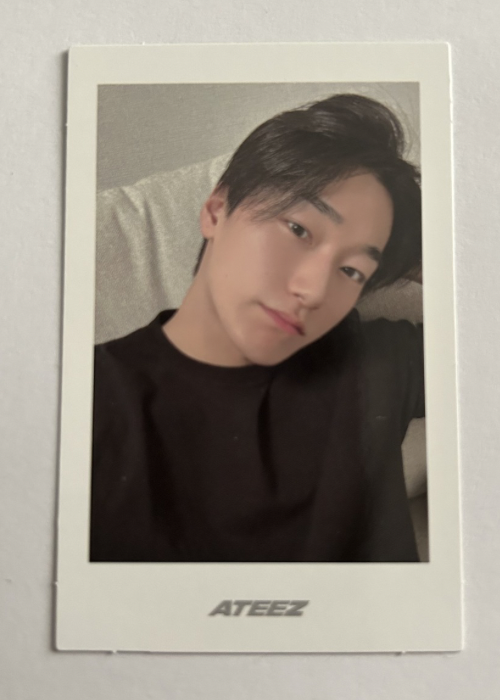 San Ateez Golden Hour Part 3 Poca Album Selfie Polaroid Photocard