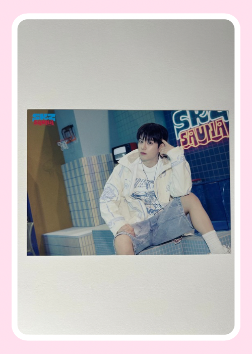 Stray Kids Sauna Japan Trading Card Post Card Member Choice