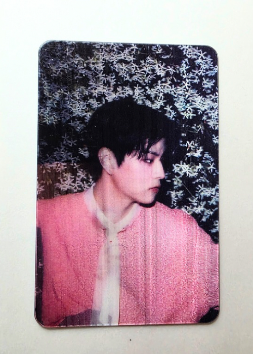 Seungmin Stray Kids DO IT IT Version Pink Lenticular Album Photocard