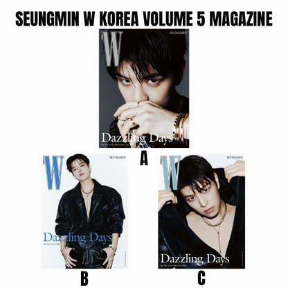 PRE ORDER SEUNGMIN W Korea vol.5 magazine