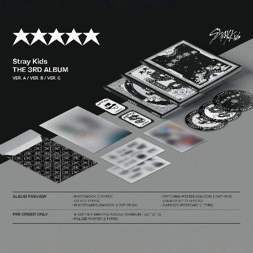Stray Kids-5-Star CD Box (Version B)