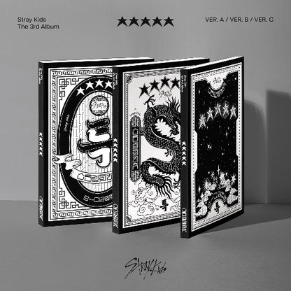 Stray Kids 3rd Album [★★★★★ (5-STAR)] (A Ver. / B Ver. / C Ver.) IDOLPOPUK