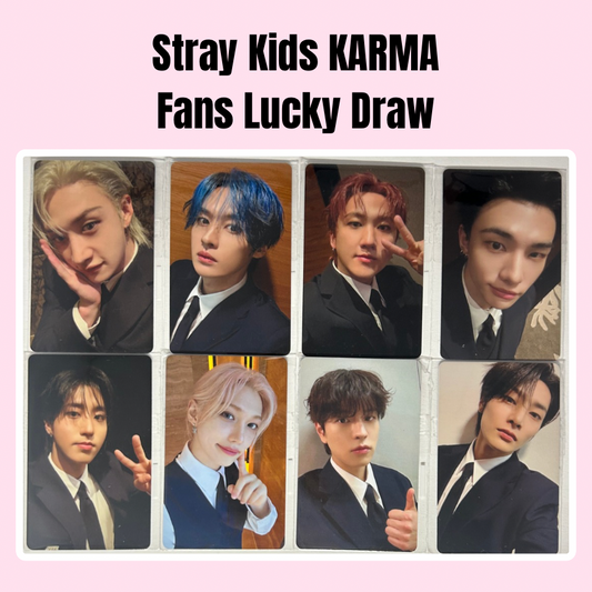 Stray Kids KARMA Fans Lucky Draw Photocard
