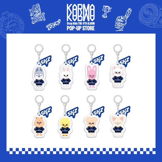 PRE ORDER SKZOO YINYANG Keyring Stray Kids KARMA POP UP