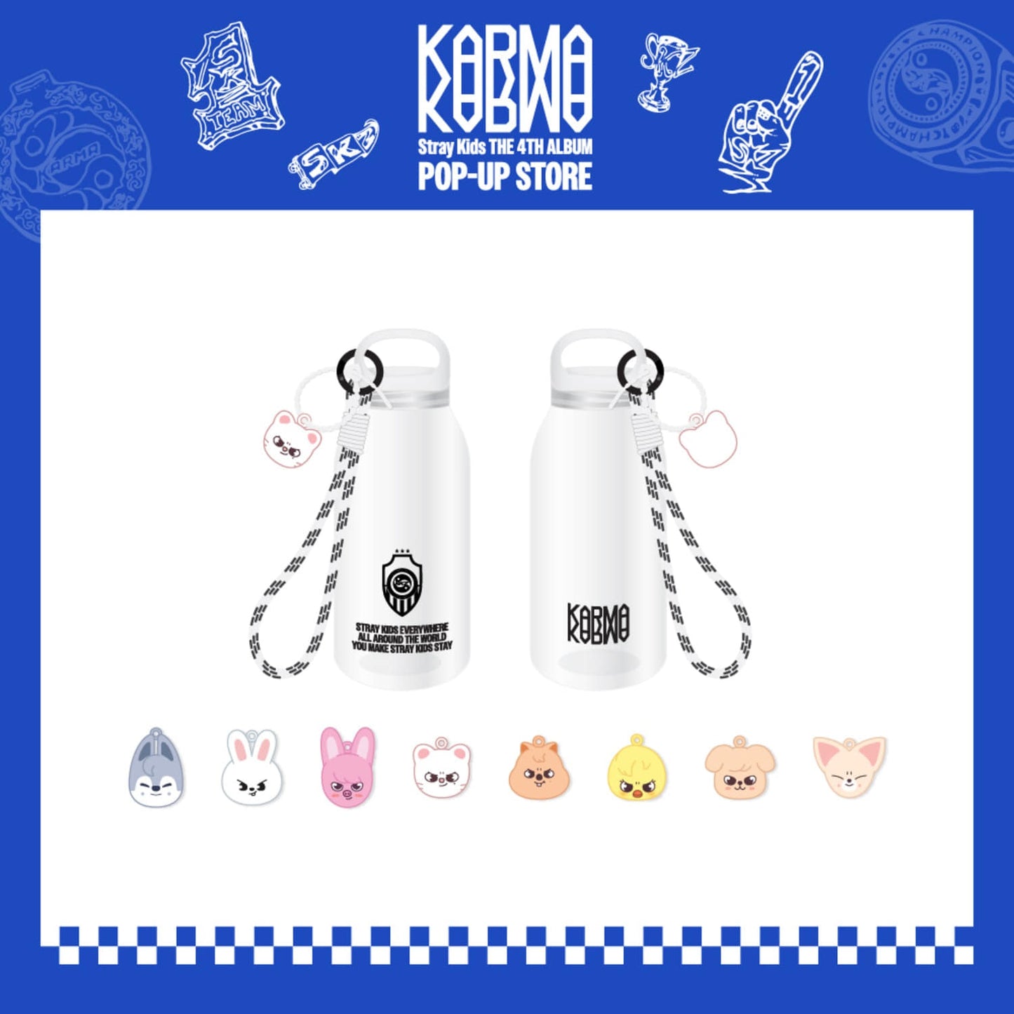 PRE ORDER SKZOO Tumbler Stray Kids KARMA POP UP