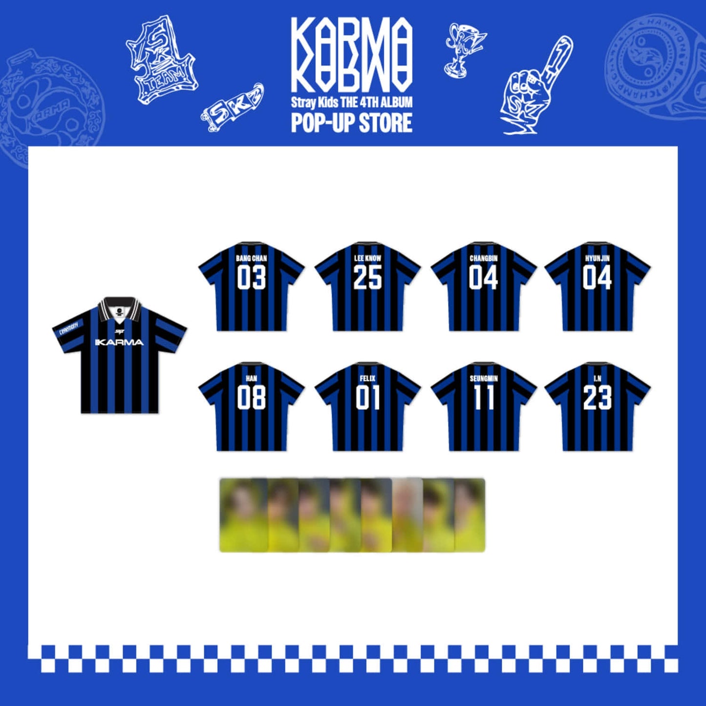 PRE ORDER Uniform T-Shirt Stray Kids KARMA POP UP