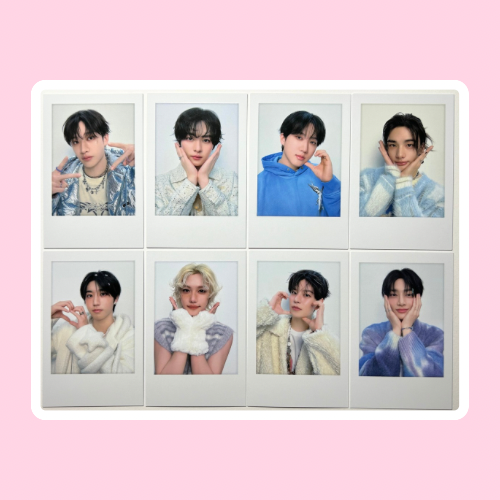 Stray Kids SKZ 5’CLOCK Fan Meeting Tin Case Polaroid Photocard