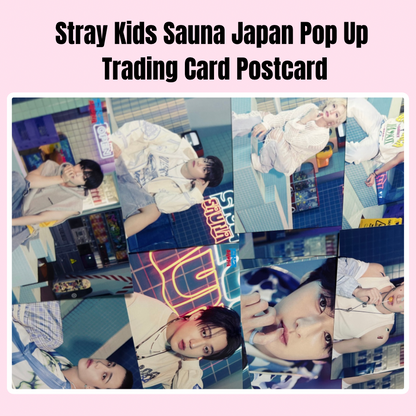 Stray Kids Sauna Japan Trading Card Post Card Member Choice