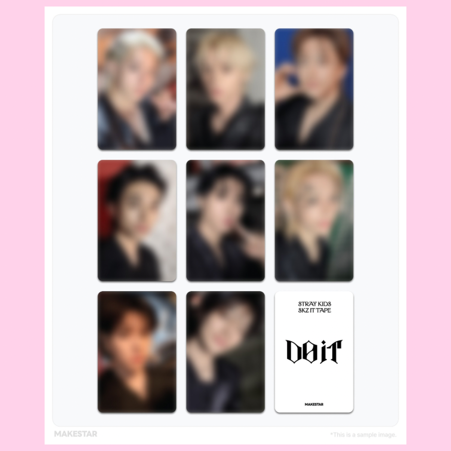 Stray Kids DO IT Makestar Lucky Draw Photocard Member Choice