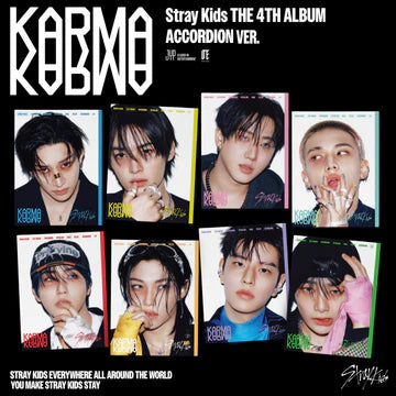 PRE ORDER Stray Kids KARMA 4th Album ACCORDION Version