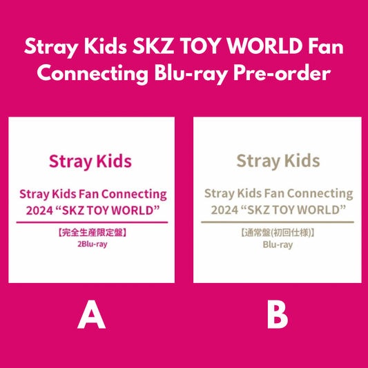 PRE ORDER Stray Kids SKZ TOY WORLD Fan Connecting 2Blu-ray HMV POB Choice