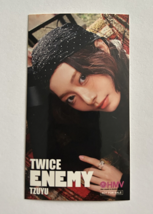 Tzuyu Twice Enemy HMV Pob Photocard