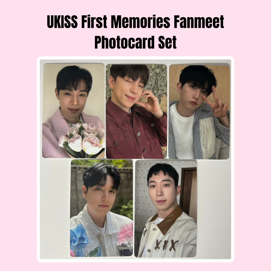 UKISS First Memories Fanmeet Photocard Set