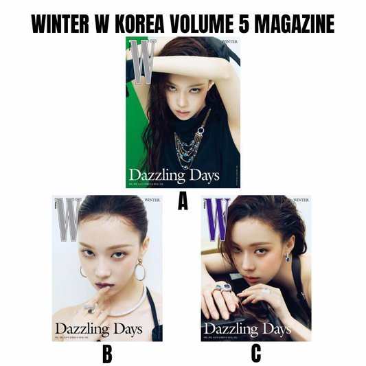 PRE ORDER WINTER W Korea vol.5 magazine